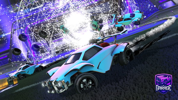 A Rocket League car design from Mingus123