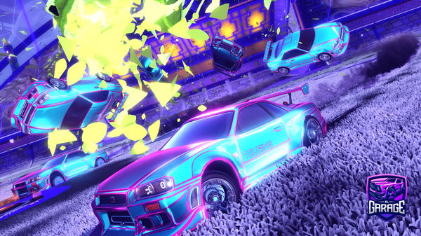 A Rocket League car design from moistj