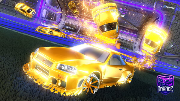 A Rocket League car design from Lemmesmashlikekingkong