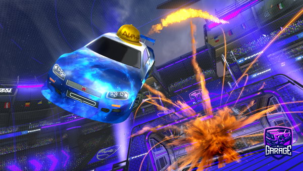 A Rocket League car design from rixyfrankie