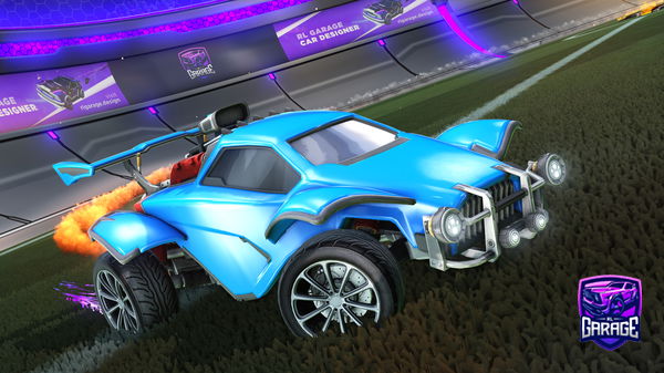 A Rocket League car design from supernoobbers