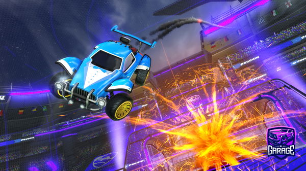 A Rocket League car design from Tsegha