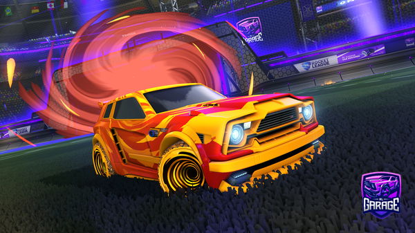 A Rocket League car design from BigQuoty