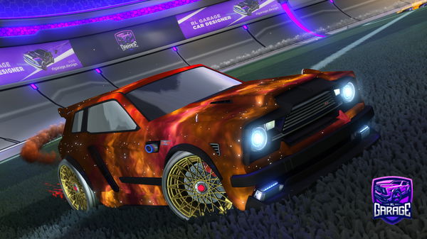 A Rocket League car design from Gamer132884