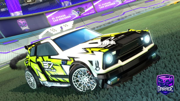A Rocket League car design from SmithyTrades
