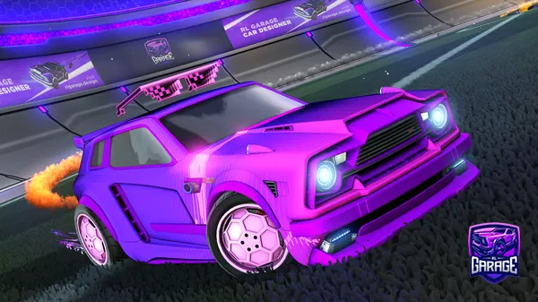 A Rocket League car design from Mxkby