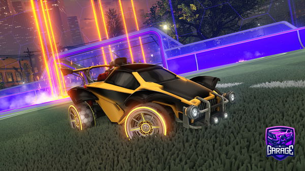 A Rocket League car design from Goatedonswitch