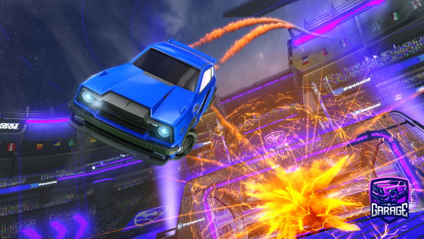 A Rocket League car design from LNG32