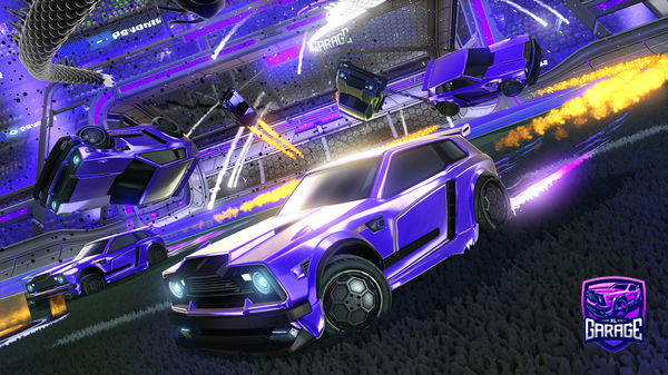 A Rocket League car design from Waffled