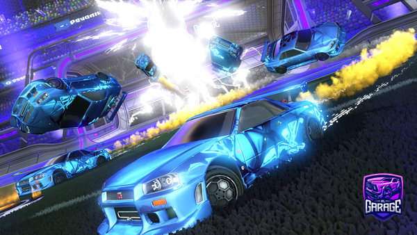 A Rocket League car design from Pulse-ni-ght