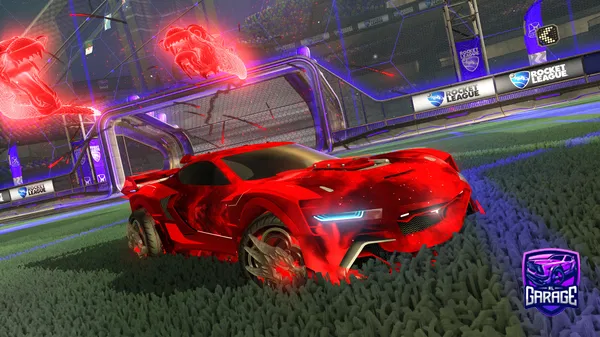 A Rocket League car design from DeltaDragon004