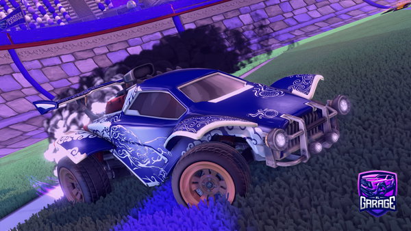 A Rocket League car design from Mickael095
