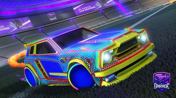 A Rocket League car design from MoffBoff