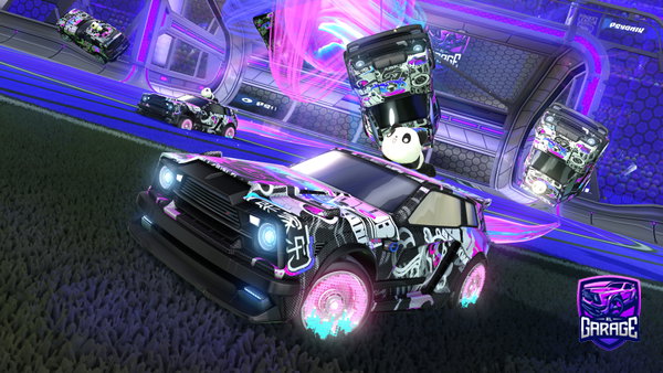 A Rocket League car design from Idkto