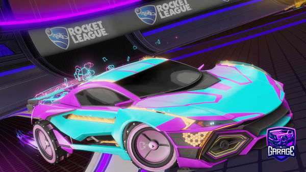 A Rocket League car design from ThatTaki567