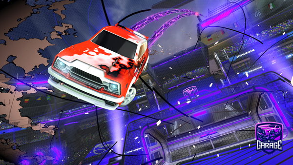 A Rocket League car design from mebble1