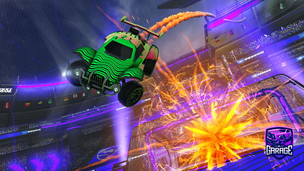 A Rocket League car design from ObliteroiD