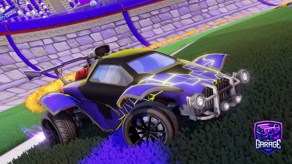 A Rocket League car design from oemblack