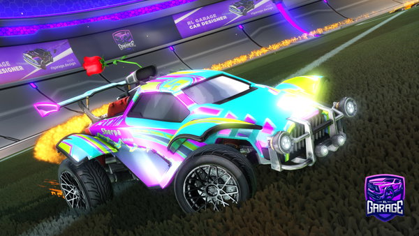 A Rocket League car design from Vojty