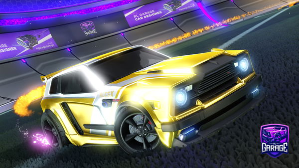 A Rocket League car design from nauctaly