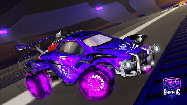 A Rocket League car design from Moonlion2110