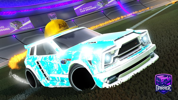 A Rocket League car design from Flash_RCR