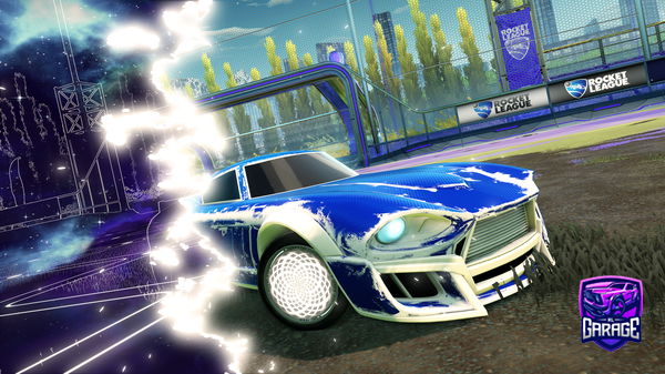 A Rocket League car design from NICOLALA