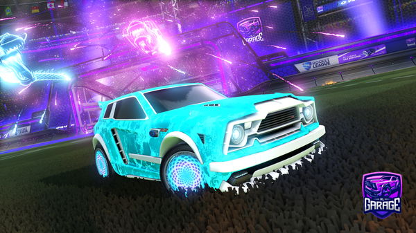 A Rocket League car design from Pablounty