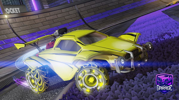 A Rocket League car design from GlowyMSG