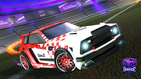 A Rocket League car design from DUCKYrl11
