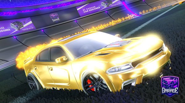 A Rocket League car design from Road_to_black_standard