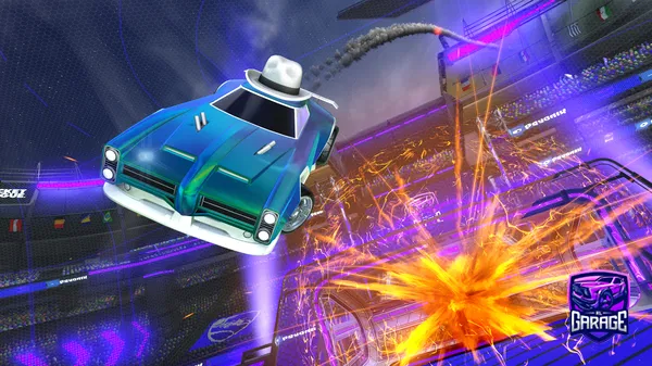 A Rocket League car design from Toxicloughran232