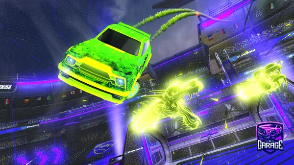 A Rocket League car design from flixcs_YT