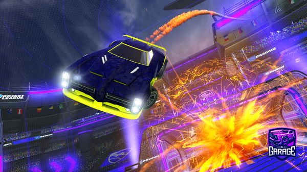 A Rocket League car design from Syhixx22