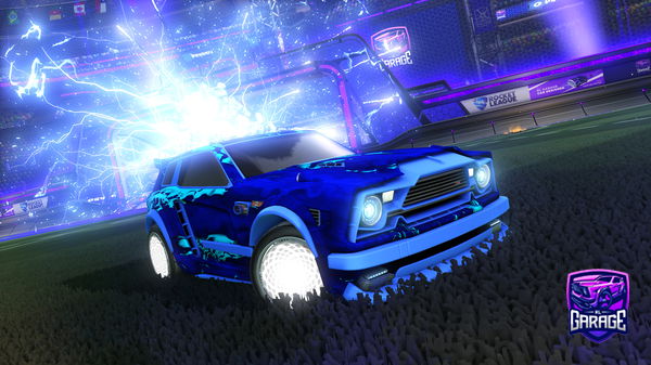 A Rocket League car design from Blue_Panda