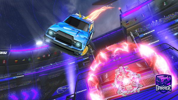 A Rocket League car design from AlphaShadow0408