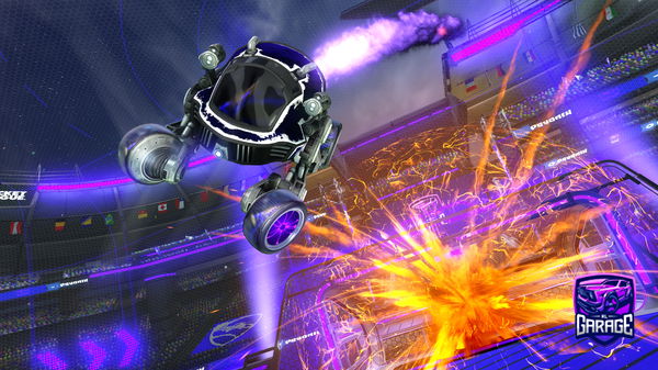 A Rocket League car design from doublehdiscord