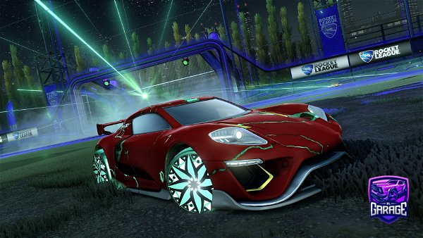A Rocket League car design from DomGong