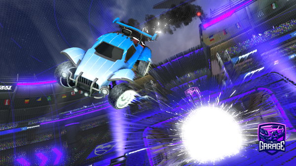 A Rocket League car design from ESPAyato