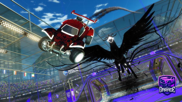 A Rocket League car design from Konamii