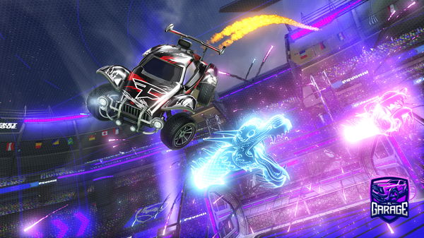 A Rocket League car design from frostbite176