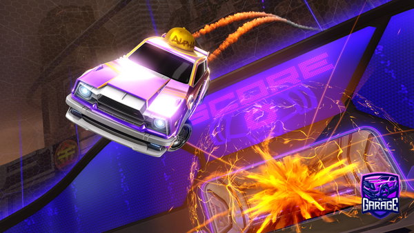 A Rocket League car design from GuiMat07