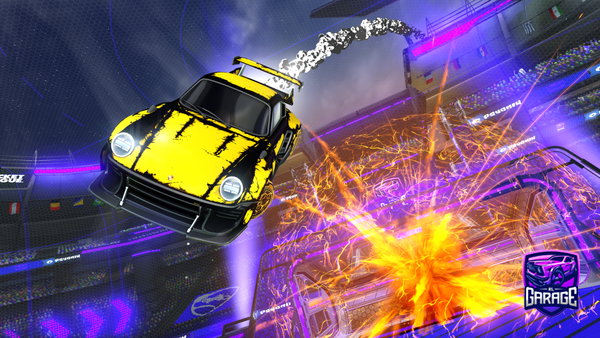 A Rocket League car design from Taggbulle