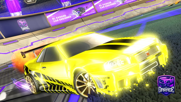 A Rocket League car design from vHypermagnitude