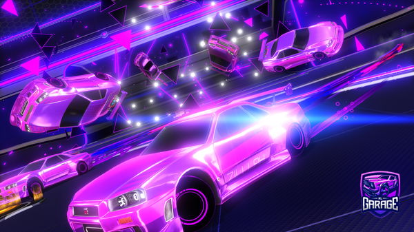 A Rocket League car design from VERTEX-210