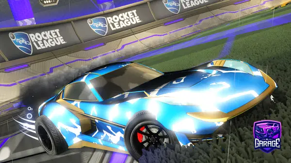 A Rocket League car design from Griddypop84