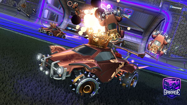 A Rocket League car design from Waterparkx