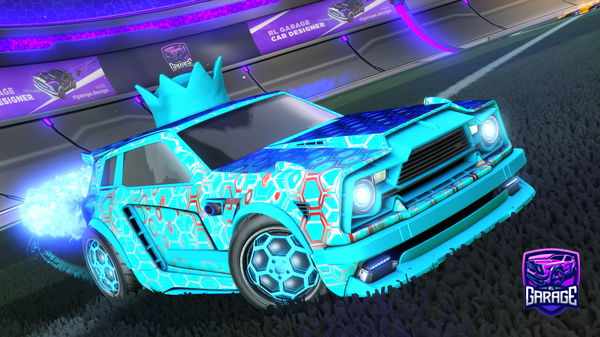 A Rocket League car design from Fotevailar1