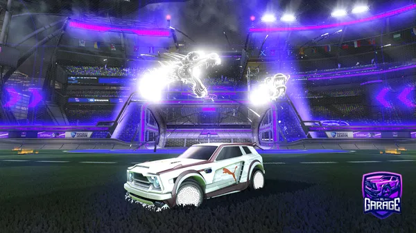 A Rocket League car design from wave124