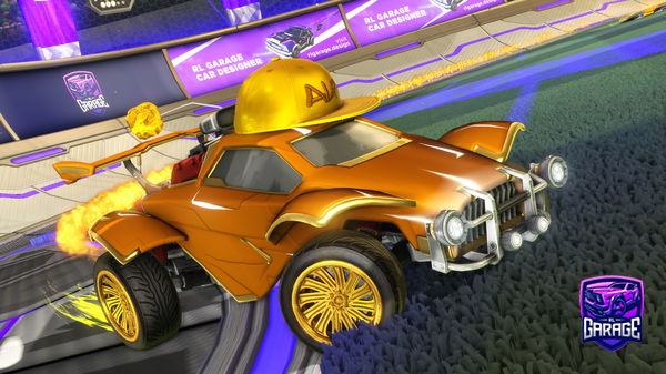 A Rocket League car design from GucciBanana